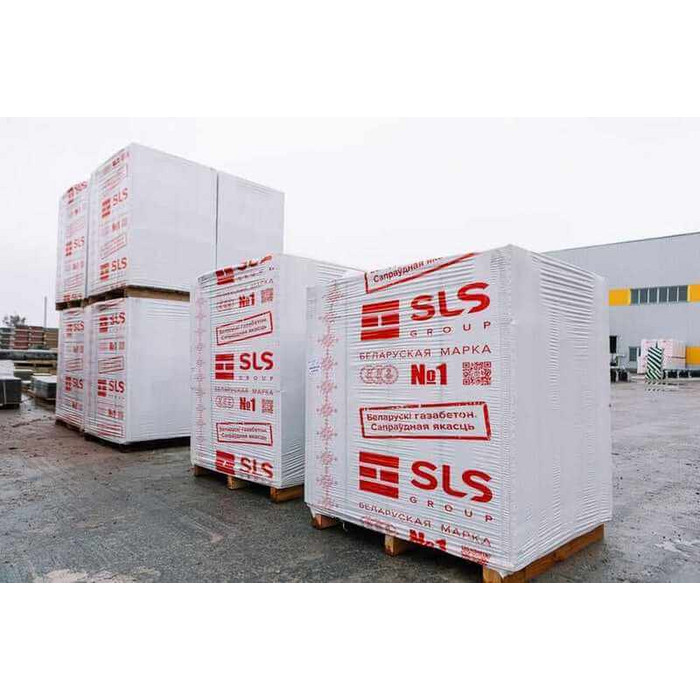 Газобетон Белорусский SLS D500 250х250х625 мм фото 2